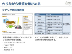 シナリオ共感度調査の特徴
